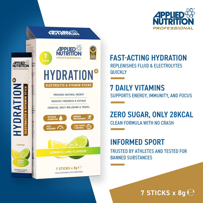 Applied Nutrition Hydration+ STICKS 7x8g