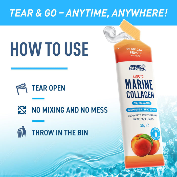 Applied Nutrition Liquid Marine Collagen 10 x 30g