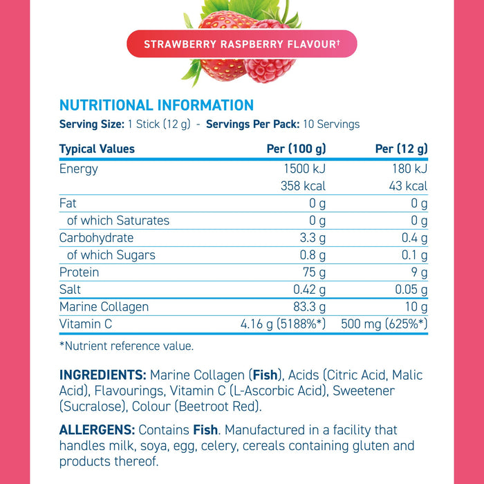 Applied Nutrition Marine Collagen STICKS 10x12g