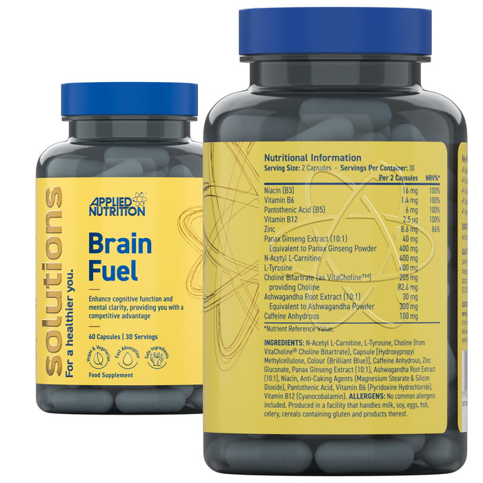 Applied Nutrition Solutions Brain Fuel - 60 caps