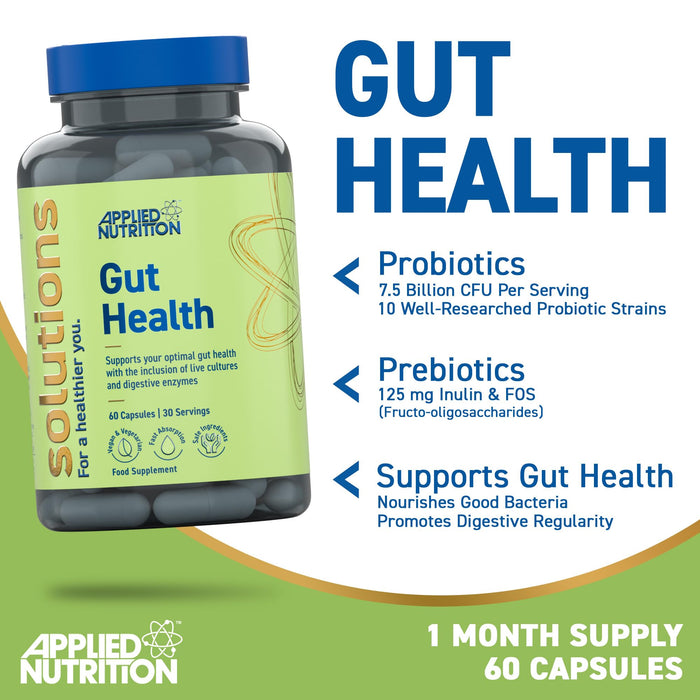 Applied Nutrition Solutions Gut Health - 60 caps