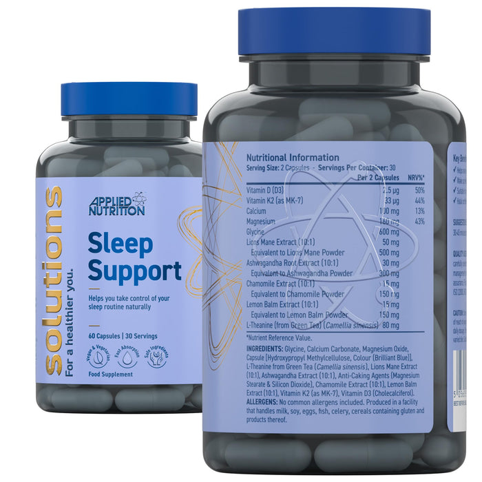Applied Nutrition Solutions Sleep Support - 60 caps