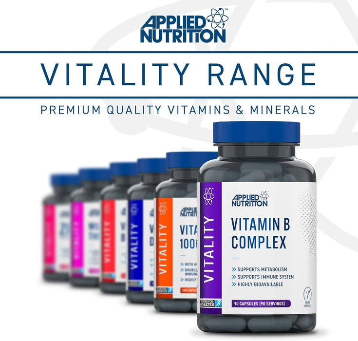 Applied Nutrition Vitality Vitamin B Complex 90 Capsules