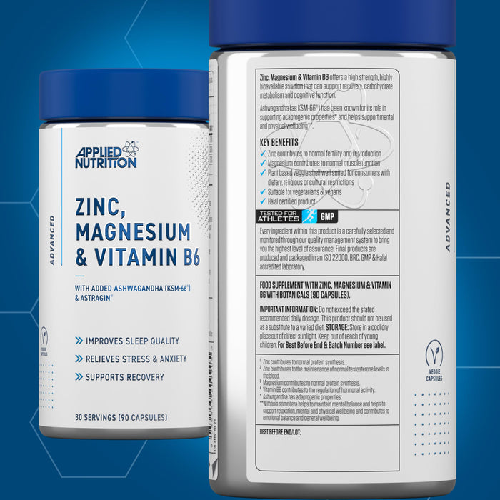 Applied Nutrition Zinc, Magnesium & Vitamin B6 90 Caps