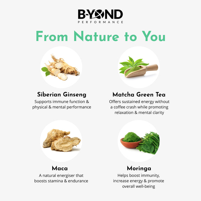 BYOND PERFORMANCE Vitality Mushroom Capsules 60 Caps