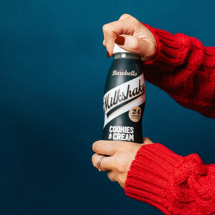 Barebells Milkshake Protéiné 8 Bouteilles de 330 ml Shake Hyperprotéiné Sans Sucre Ajouté Sans Lactose 24g de Protéines