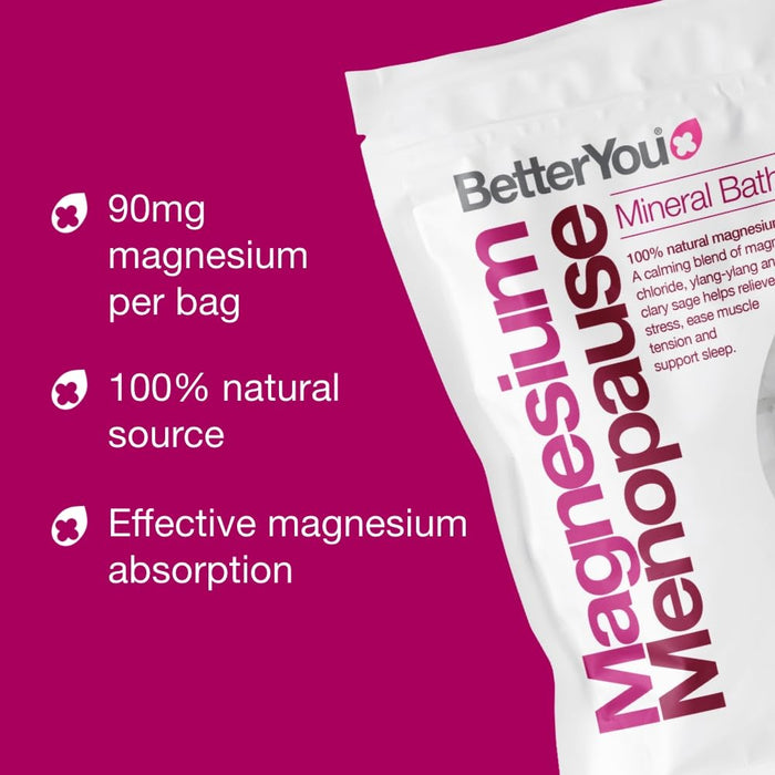 BetterYou Magnesium Menopause Bath Flakes - 750g