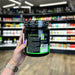 Close-up of (BioTechUSA 100% Creatine Monohydrate, Unflavoured 300g) held up inside My Supplement Shop, clearly showing key ingredients on the packaging in a Sports Nutrition setting.