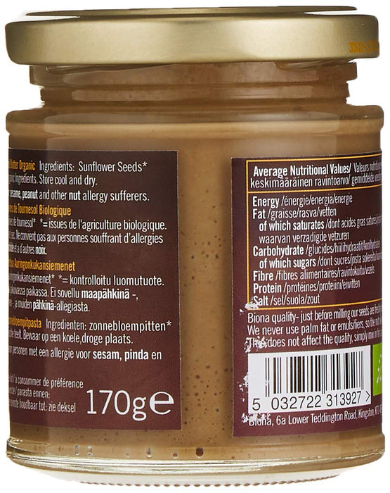 Biona Organic Sunflower Seed Butter 170g
