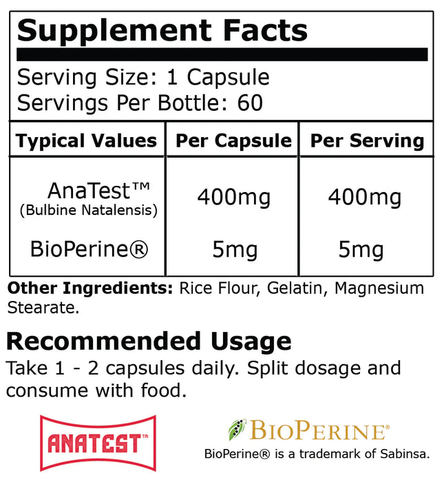 Black Mamba Bulbine 60 Caps