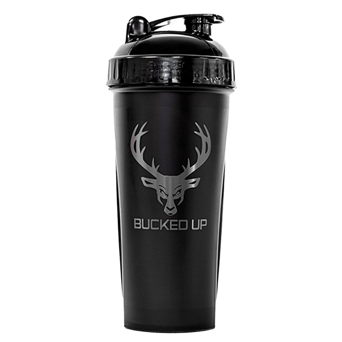 Bucked Up Perfect Shaker 28oz 795ml Black / Grey - Shaker Bottle at MySupplementShop by Bucked Up