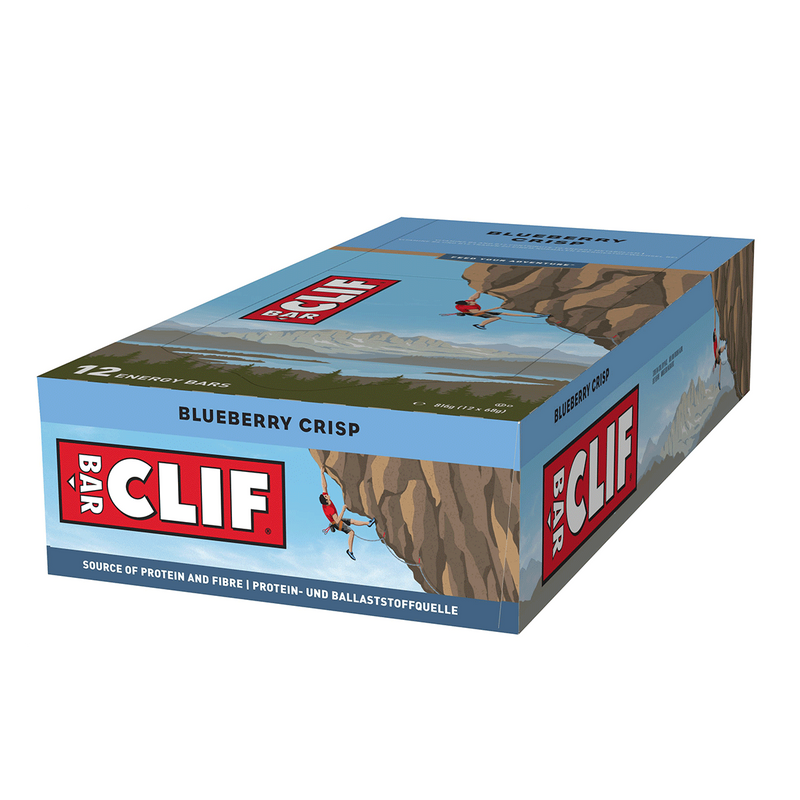 CLIF Bar 12x68g - Blueberry Crisp - Endurance & Energy at MySupplementShop by CLIF Bar