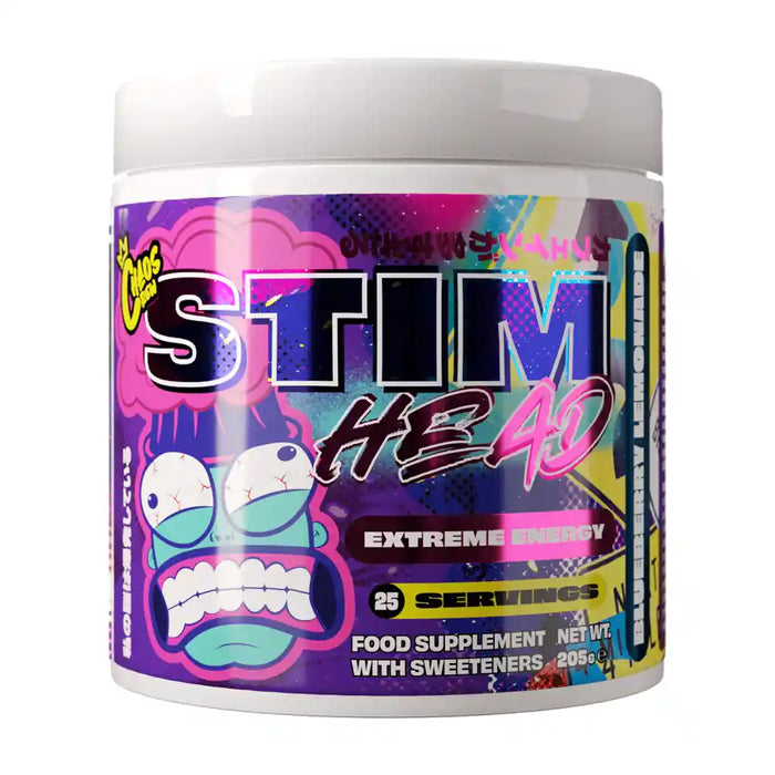 Chaos Crew Stim Head Extreme Energy 205g - Sports Nutrition at MySupplementShop by Chaos Crew