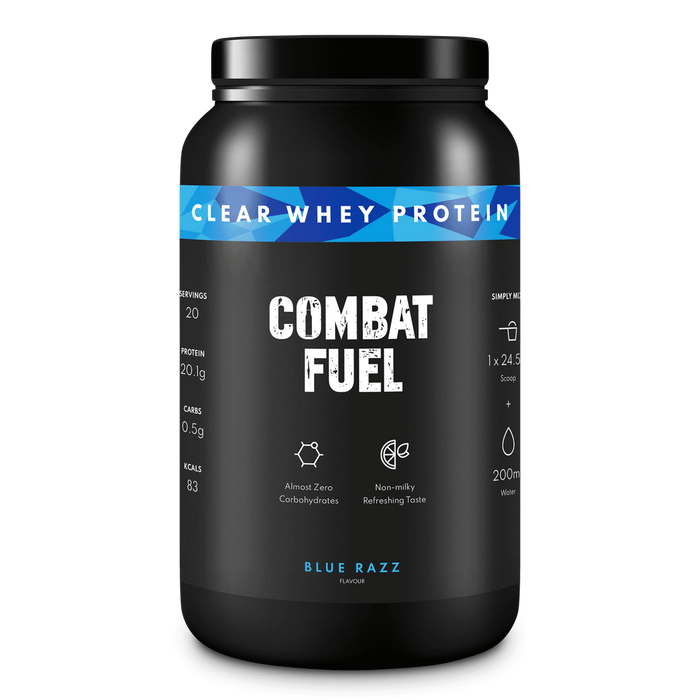 Combat Fuel Clear Whey Protein 490g – Juice-Like Shake with 20.1g Protein & AstraGin®