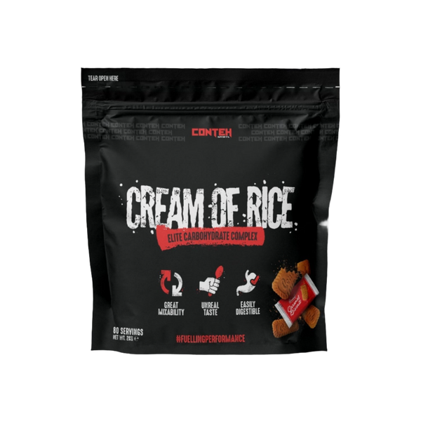 Conteh Sports Cream of Rice 2kg - Caramel Biscuit - Sports Nutrition at MySupplementShop by Conteh Sports