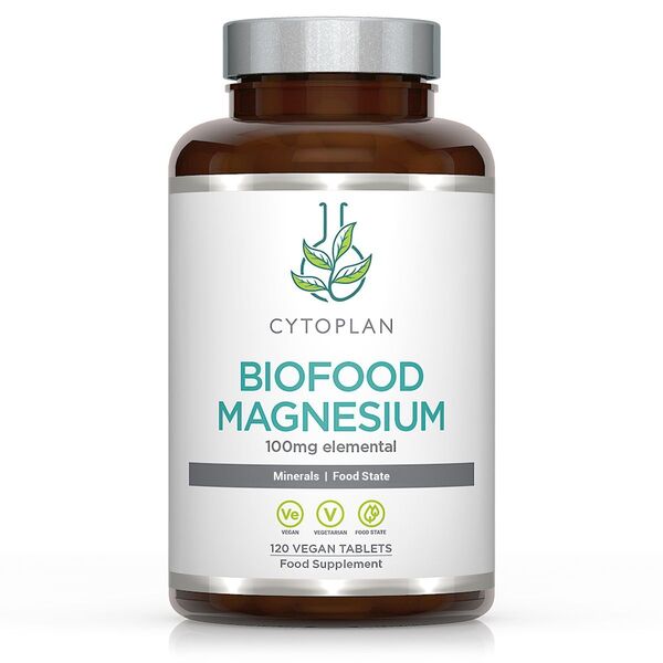 Cytoplan Biofood Magnesium - 120 vegan tabs