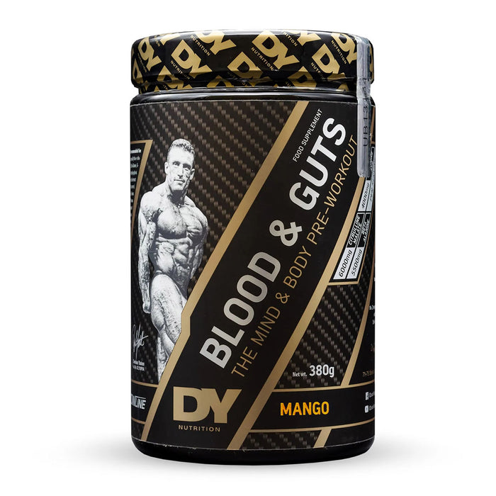 Dorian Yates DY Nutrition Blood And Guts 380g - Pre Workout at MySupplementShop by DY Nutrition