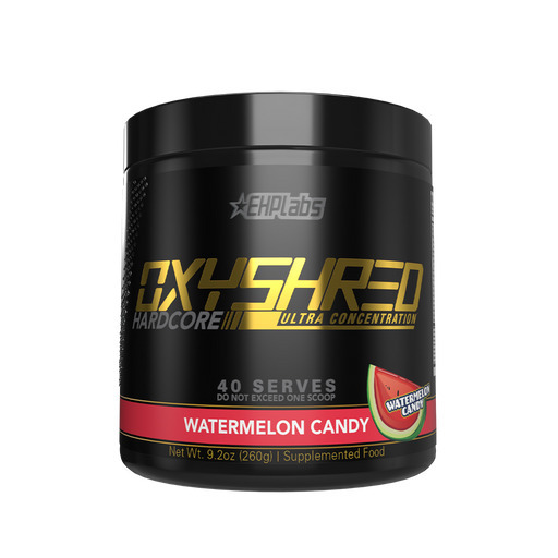 EHP Labs OxyShred Hardcore 40 Servings 275g - Watermelon Candy - Pre Workout at MySupplementShop by Ehp Labs