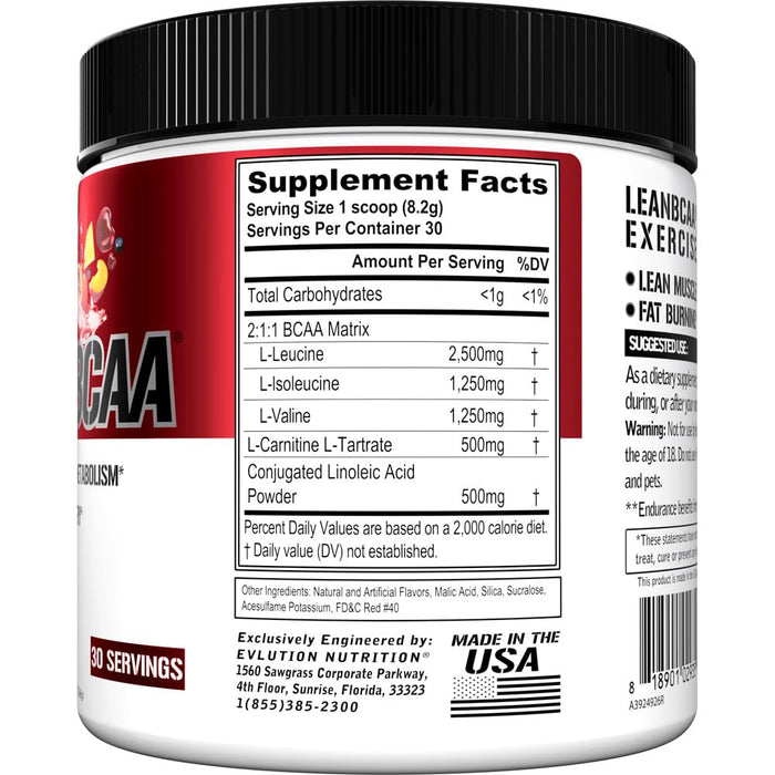 EVLution Nutrition Lean BCAA 246g