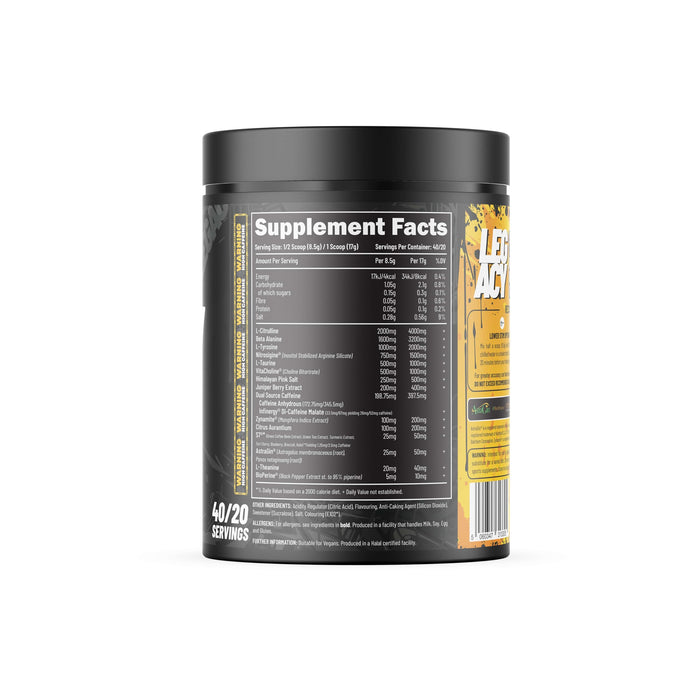 Efectiv Legacy Pre-Workout 380g - Beta-Alanine at MySupplementShop by EFECTIV