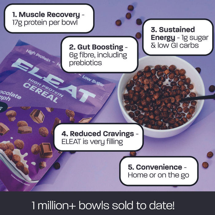 Eleat Céréales équilibrées et riches en protéines 250 g de chocolat