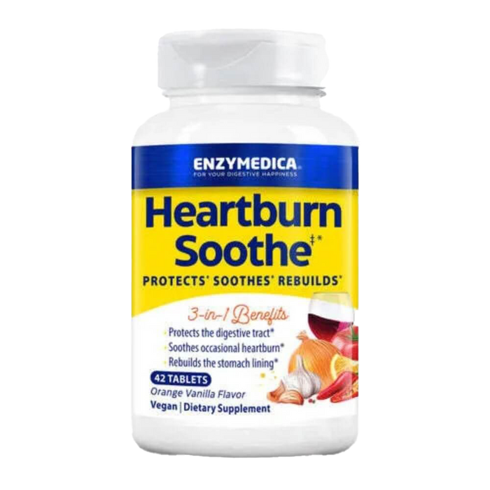 Enzymedica Heartburn Soothe Vanilla-Orange 42 Chewables