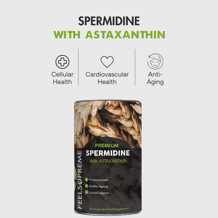 Feel Supreme Premium Spermidine & Astaxanthin Complex 60 Caps