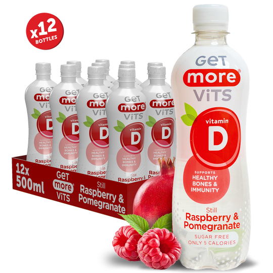Get More Vits Vitamin D Drink 12x500ml Raspberry Pomegranate