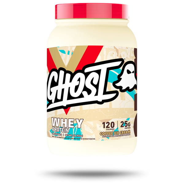 Ghost Whey Protein - 924g / Coffee Ice Cream - Whey Protein Powder