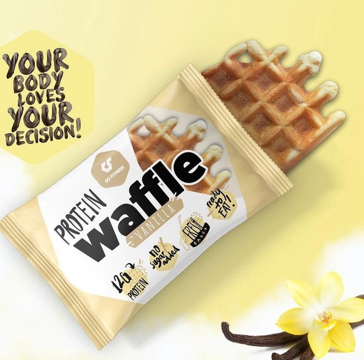 Go Fitness Protein Waffle 12x50g - Protein Waffle at MySupplementShop by Go Fitness