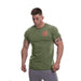 Golds Gym Basic T-Shirt - Army Marl/Orange - T-Shirt at MySupplementShop by Gold's Gym