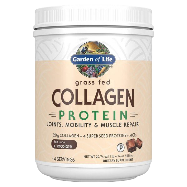 Grass Fed Collagen Protein, Chocolate - 588g
