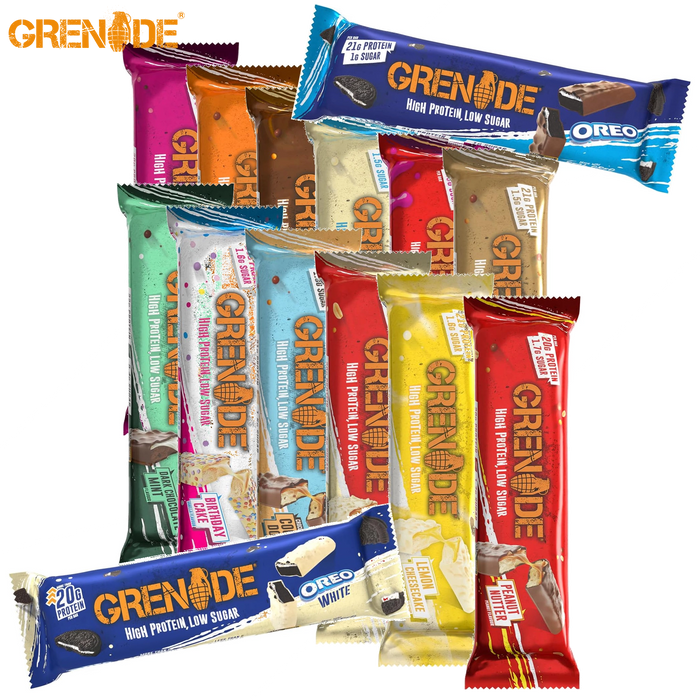 Grenade High Protein Low Sugar Bar 12 x 60g