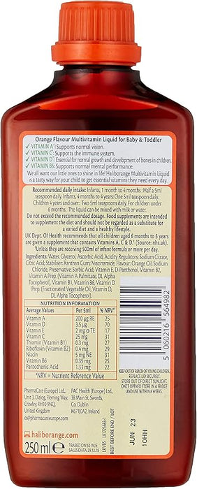 Haliborange Multi-Vitamin And Mineral Liquid 250ml