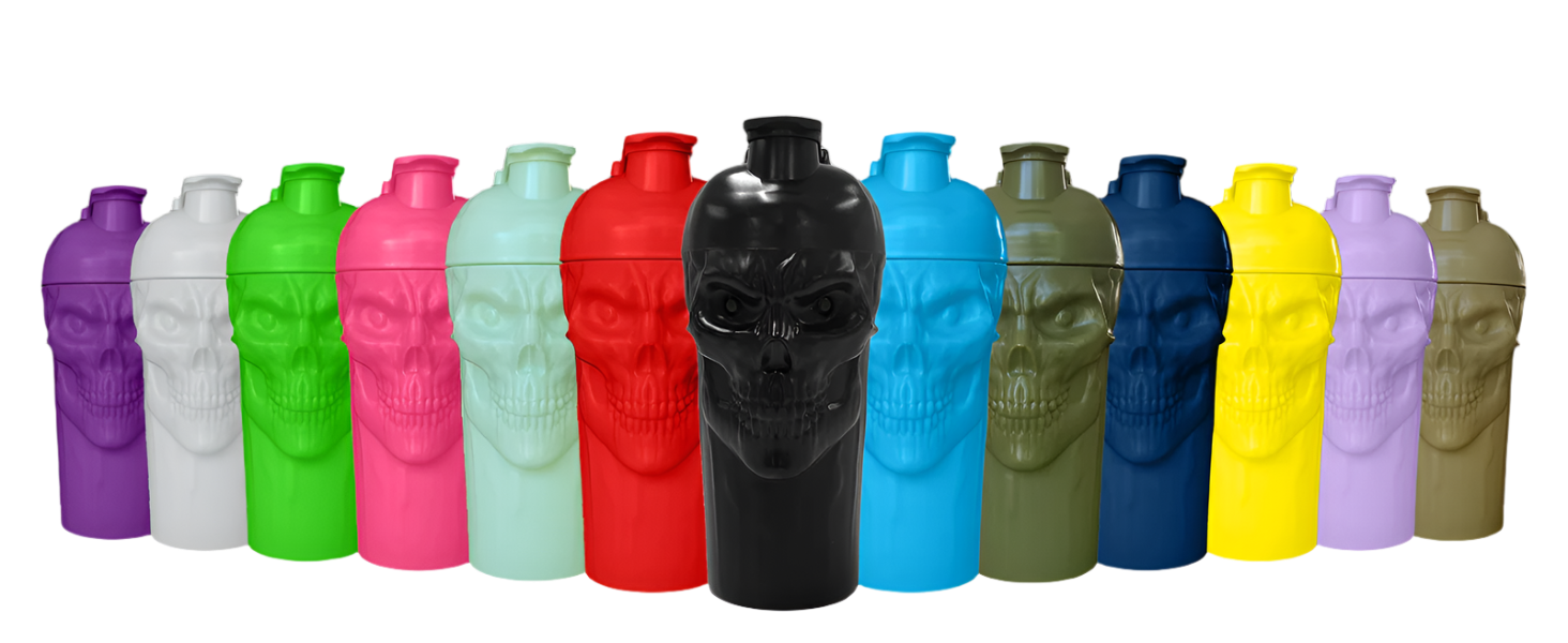 JNX Sports La Malédiction ! Skull Shaker 700ml Vert Militaire