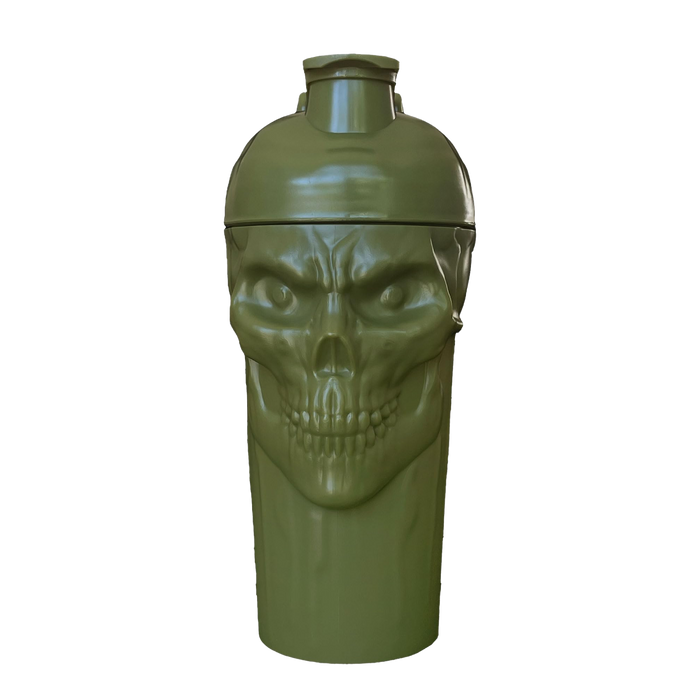 JNX Sports La Malédiction ! Skull Shaker 700ml Vert Militaire