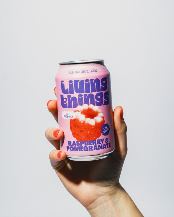Living Things Prebiotic Drink 12x330ml - Raspberry & Pomegranate - Sports Nutrition at MySupplementShop by Living Things