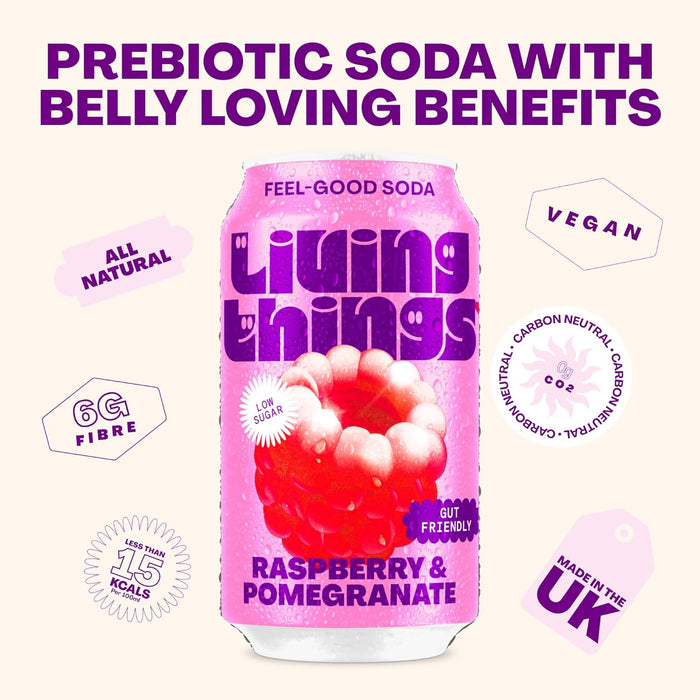 Living Things Prebiotic Drink 12x330ml - Sports Nutrition at MySupplementShop by Living Things