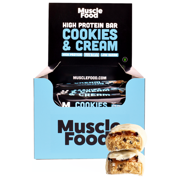 MuscleFood High Protein Bar 12x45g