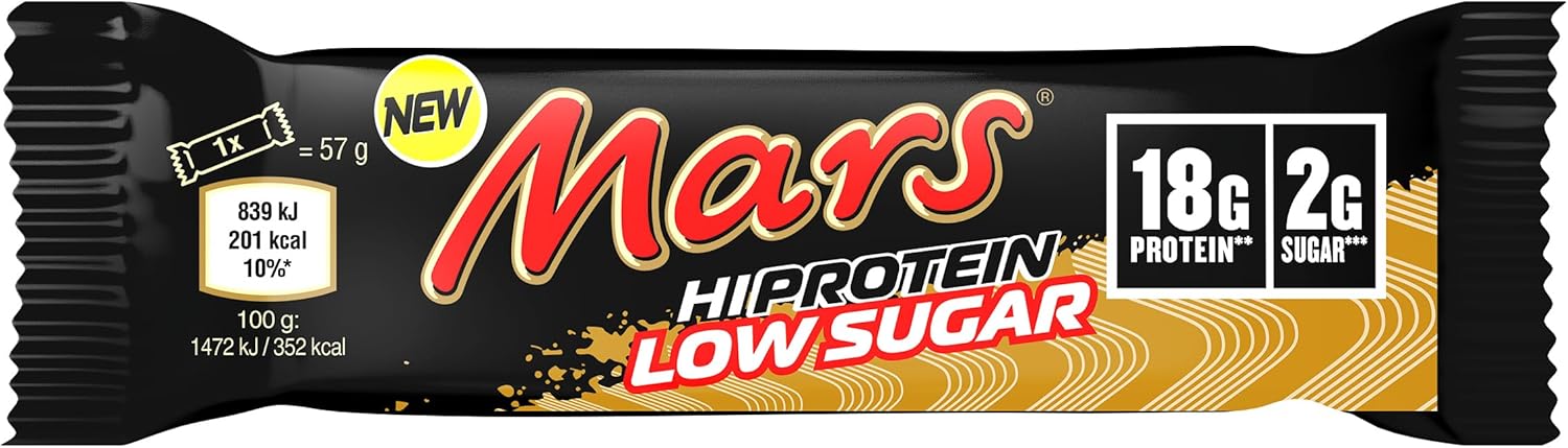 Mars Hi Protein Low Sugar Bar 57g (Single Bar)