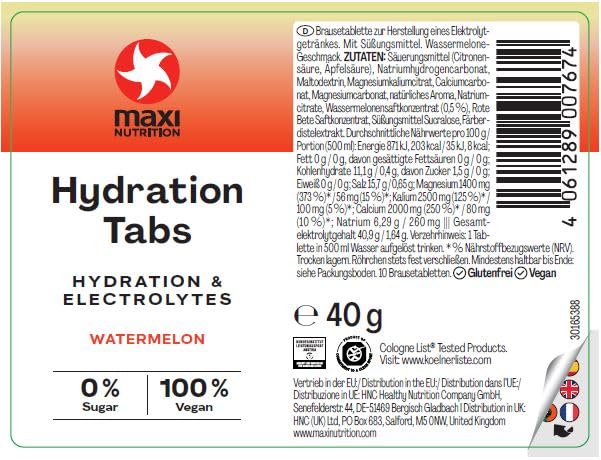 MaxiNutrition Protein Hydration 6x10Tabs