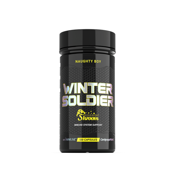 Naughty Boy Winter Soldier Immune Shroom 120 Caps | Premium Sports Supplements at MYSUPPLEMENTSHOP.co.uk