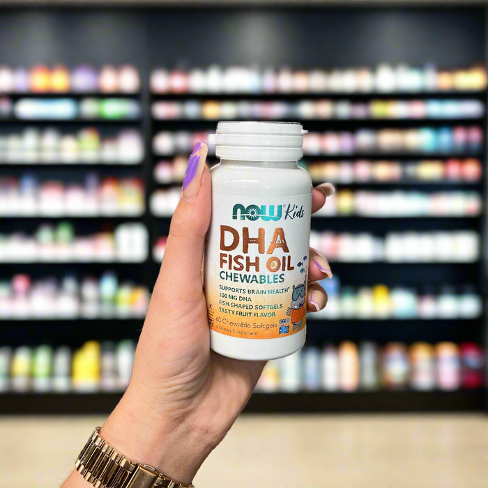 NOW Foods DHA Kid's Chewable, 100mg - 60 softgels