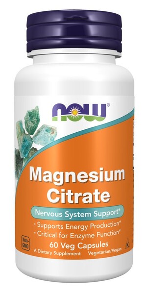 NOW Foods Magnesium Citrate 60 vcaps