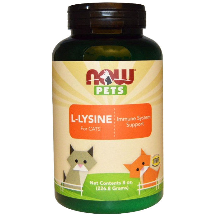 NOW Foods Pets, L-Lysine for Cats - 226g