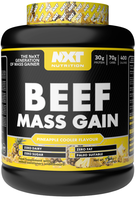 NXT Nutrition Beef Mass Gain 3.15kg