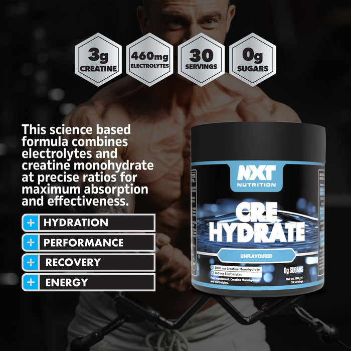 NXT Nutrition CRE Hydrate 180g