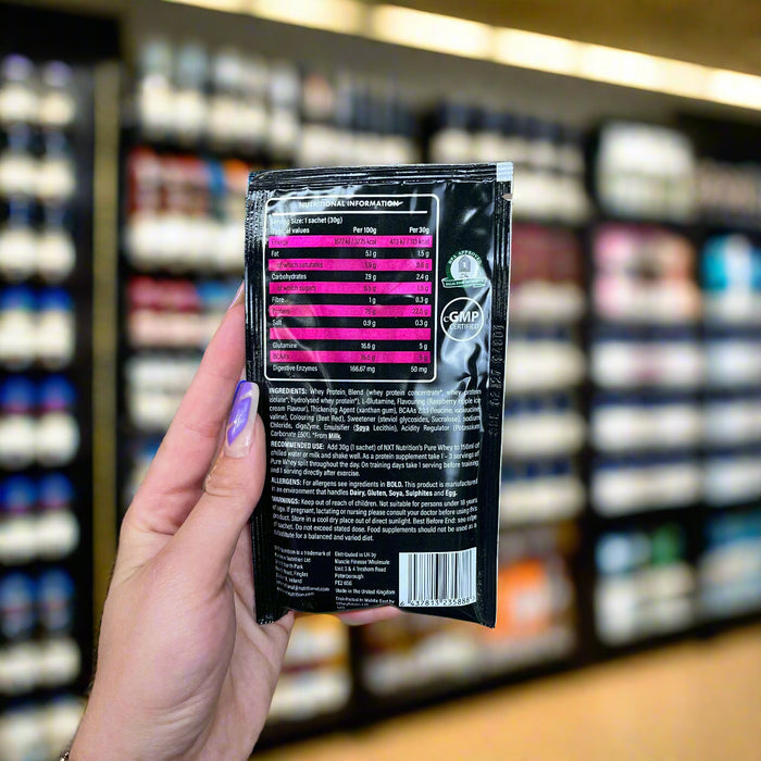 NXT Pure Whey Deluxe - Single Serving 30g Sachet