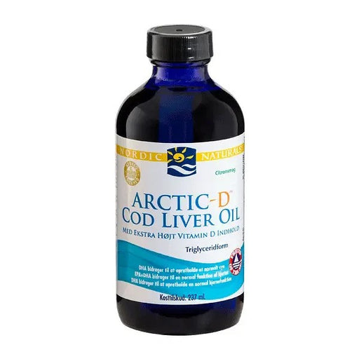 Nordic Naturals (Danish Label) Arctic-D Cod Liver Oil, Lemon - 237ml