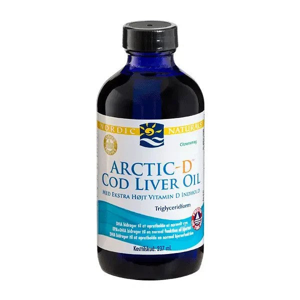 Nordic Naturals (Danish Label) Arctic-D Cod Liver Oil, Lemon - 237ml